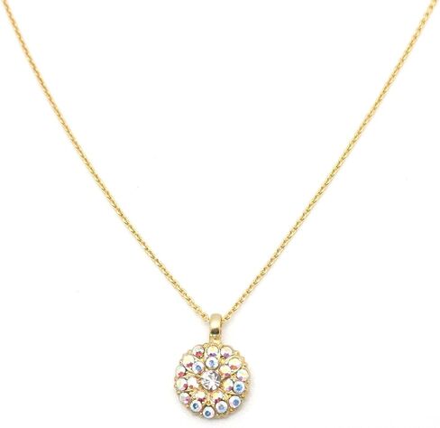 قلادة ماريانا في يوم صافٍ Goldtone Guardian Angel من اللون الشفاف والكريستال AB 001AB in Kuwait