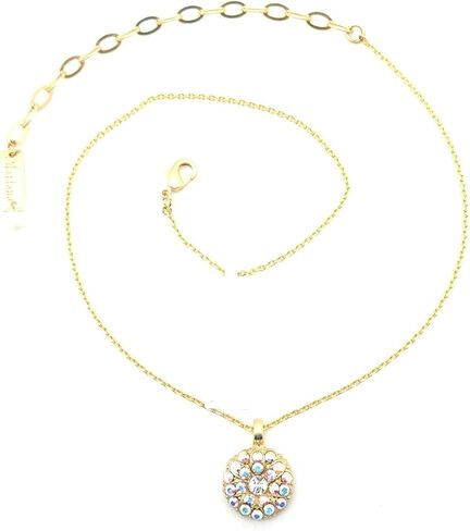 قلادة ماريانا في يوم صافٍ Goldtone Guardian Angel من اللون الشفاف والكريستال AB 001AB in Kuwait