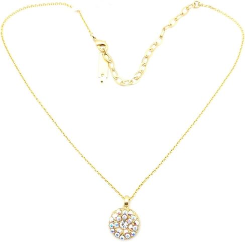 قلادة ماريانا في يوم صافٍ Goldtone Guardian Angel من اللون الشفاف والكريستال AB 001AB in Kuwait