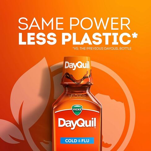 Vicks DayQuil Cough, Cold, & Flu MultiSymptom Relief, 12 Fl Oz in Saudi Arabia