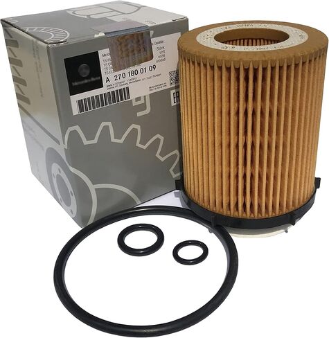 2701800109 Genuine Replacement for Mercedes-Benz Engine Oil Filter Set,Fits GLA250 C300 GLC300 E300 GLE350 etc in Saudi Arabia