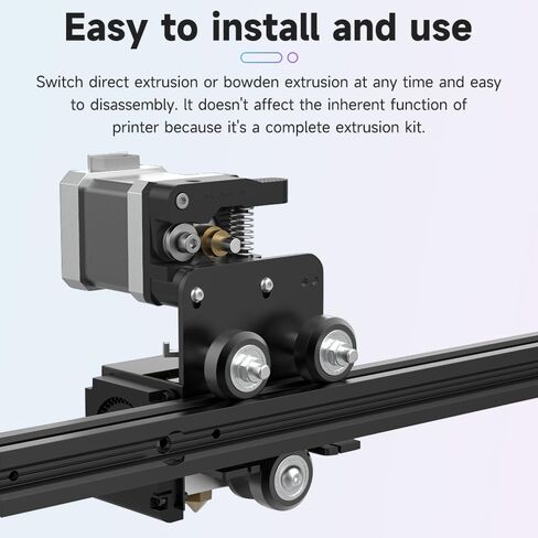 Creality Official Ender 3 Direct Drive Upgrade Kit, Comes with 42-40 Stepper Motor Hotend Kit, All Metal Structure, Support Flexible TPU Filament, 1.75mm Direct Drive Extruder Fan for Ender 3 Pro/3 V2 in Saudi Arabia