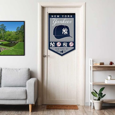 NY Yankees Heritage History Banner Pennant in Saudi Arabia