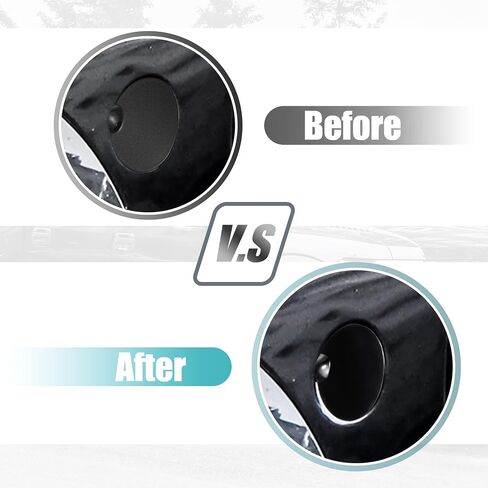 X AUTOHAUX Fuel Tank Filler Cap for Ford F-150 2004-2008 for Lincoln Mark LT 2006-2008 Gas Door Replacement 4L3Z-99405A26-EAA 4L3Z99405A26EAA in Saudi Arabia