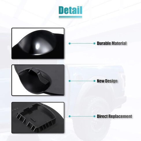 X AUTOHAUX Fuel Tank Filler Cap for Ford F-150 2004-2008 for Lincoln Mark LT 2006-2008 Gas Door Replacement 4L3Z-99405A26-EAA 4L3Z99405A26EAA in Saudi Arabia