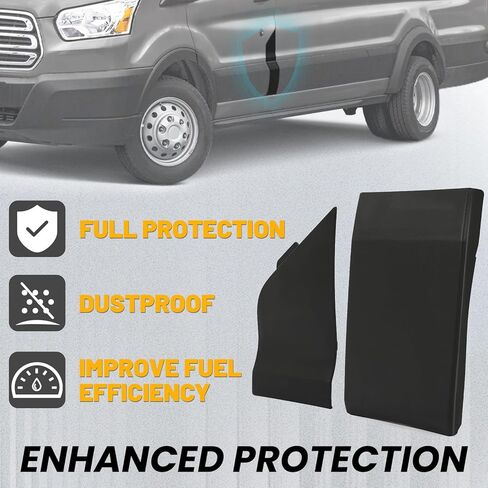 KUAFU Pillar Moulding Trim Compatible with 2015-2020 Ford Transit Replacement for BK3Z6129077AC Exterior Moulding Trim Cladding in Kuwait