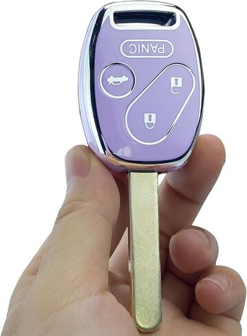 Key Fob Cover Case Compatible with Honda Accord Civic Cr-V Cr-Z Fit Odyssey Crosstour Accessories (Purple) in Saudi Arabia