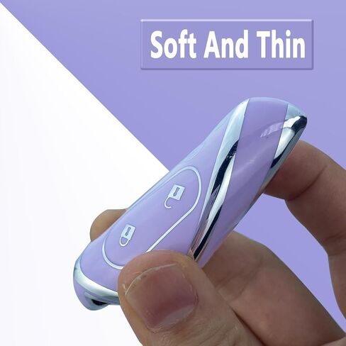 Key Fob Cover Case Compatible with Honda Accord Civic Cr-V Cr-Z Fit Odyssey Crosstour Accessories (Purple) in Saudi Arabia