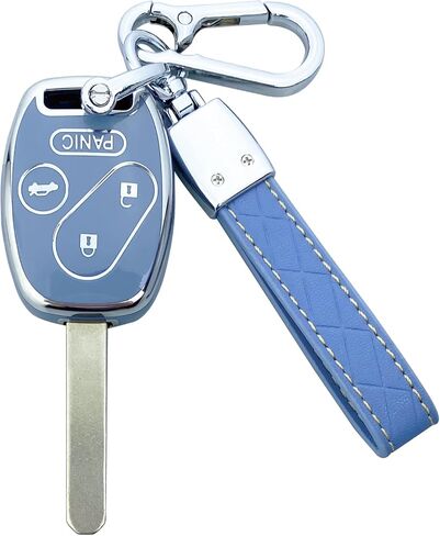 Key Fob Cover Case Compatible with Honda Accord Civic Cr-V Cr-Z Fit Odyssey Crosstour Accessories (Purple) in Saudi Arabia