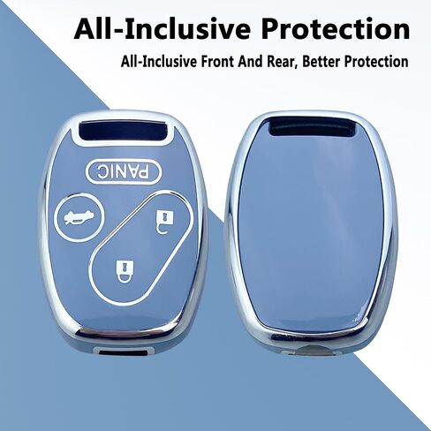 Key Fob Cover Case Compatible with Honda Accord Civic Cr-V Cr-Z Fit Odyssey Crosstour Accessories (Purple) in Saudi Arabia