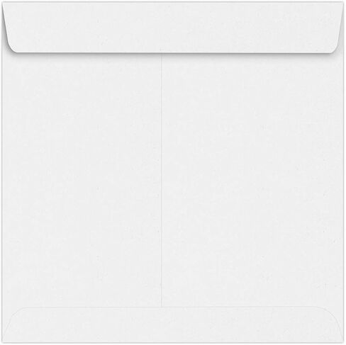 LUXPaper Square Invitation Envelopes | Peel & Press | 7 1/2" x 7 1/2" | White | 70lb. Text | 50 Qty in Saudi Arabia
