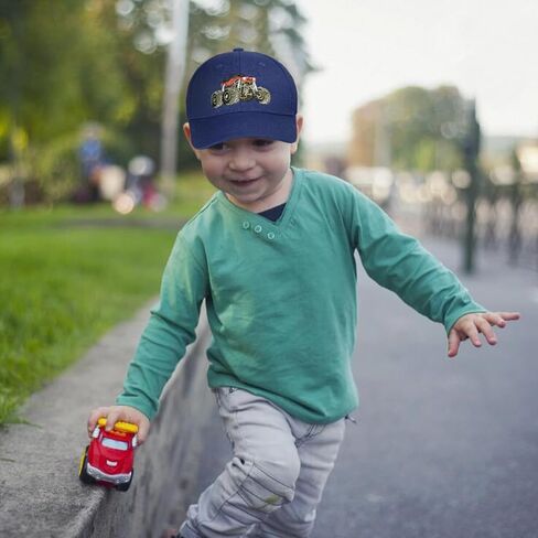 Embroidered Monster Truck Baseball Caps Toddler Boys Girls Funny Cotton Hat Adjustable Dad Summer Sun Hat 3-8 Years in Saudi Arabia