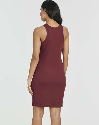 Real Essentials 3 Pack: Women's Mini Ribbed Jersey Tank Sleeveless High Neck Dress in Saudi Arabia