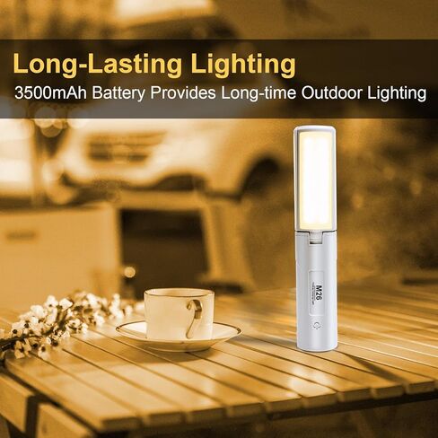 فانوس تخييم LED، 1000 لوكس فانوس تخييم قابل لإعادة الشحن مع شحن لوحة شمسية، 4 أوضاع فانوس محمول للتخييم والمشي لمسافات طويلة والعمل وصيد الأسماك، عبوتان in Kuwait