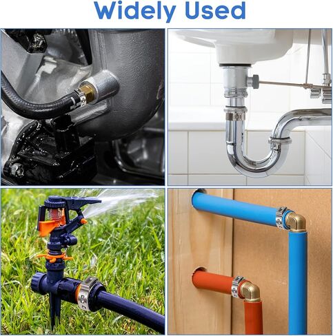 130 قطعة 6-33.1 مللي متر 304 أذن واحدة من الفولاذ المقاوم للصدأ 11 مقاسات خرطوم المشابك تشكيلة مع أداة كماشة للأنابيب والسباكة والسيارات وخطوط الوقود in Kuwait