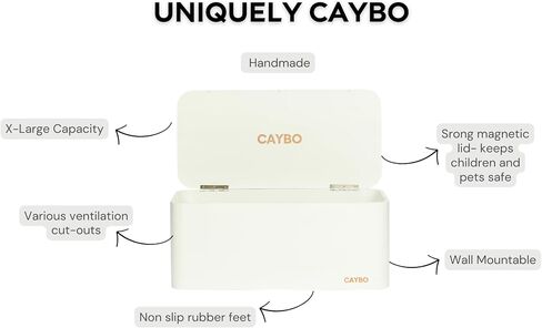 X-Large Cable Organizer Box – Bamboo Cord Management Box with Magnetic Lid, 3 Cut-Outs & Anti-Slip Feet – Our Modern, Mountable Cord Box Hider Fits Most Power Strips – Walnut in Saudi Arabia