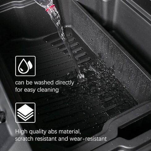 For 2023 Toyota Sienna Trunk storage box for Toyota Sienna 2023 2022 2021 Trunk Cargo Organizer Insert Rear Storage -Portable Car Storage with Lid sorting storage box in Kuwait