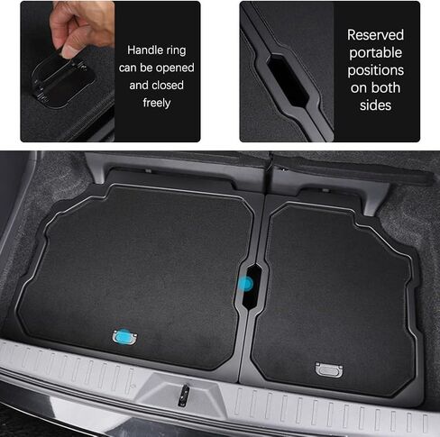 For 2023 Toyota Sienna Trunk storage box for Toyota Sienna 2023 2022 2021 Trunk Cargo Organizer Insert Rear Storage -Portable Car Storage with Lid sorting storage box in Kuwait