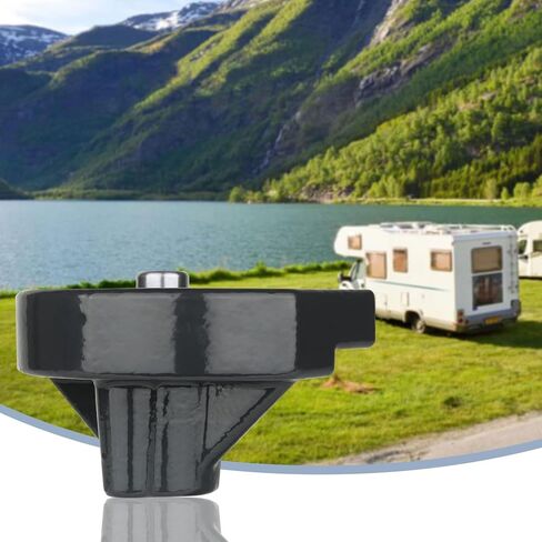 قفل RV / قفل مقرنة المقطورة / قفل مقطورة القارب، قفل مقرنة المقطورة يناسب مقرنة محددة مقاس 2 بوصة فقط، قفل مقطورة آمن، من الفولاذ المقاوم للصدأ والحديد الزهر الأنبوبي - سهل التركيب in Kuwait