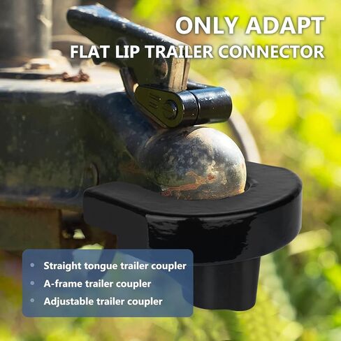 قفل RV / قفل مقرنة المقطورة / قفل مقطورة القارب، قفل مقرنة المقطورة يناسب مقرنة محددة مقاس 2 بوصة فقط، قفل مقطورة آمن، من الفولاذ المقاوم للصدأ والحديد الزهر الأنبوبي - سهل التركيب in Kuwait