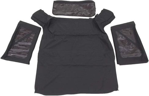 RAMPAGE PRODUCTS Rampage Factory Replacement Soft Top | Sail Cloth, Black Diamond Color with Tinted Windows | 919935 | Fits 2011 - 2018 Jeep Wrangler JK 2-Door in Saudi Arabia