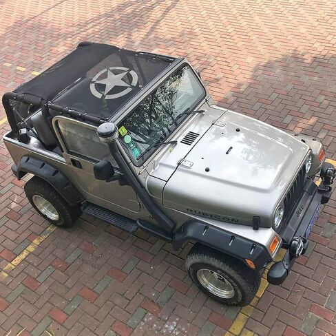 غطاء حماية من الشمس للبيكيني الشبكي من BESTAOO لسيارة Jeep Wrangler TJ 1997-2006 - Star in Kuwait
