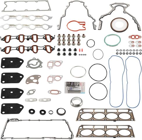 PHILTOP HS26191PT1 Head Gasket Set, Compatible with 2002-2011 Silverado 1500 Suburban 1500, 2007 Silverado 1500 Classic, 2007-2011 Avalanche 4.8L 5.3L, Cylinder Head Gasket Kits with Bolts in Saudi Arabia