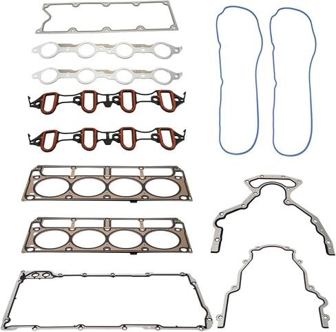 PHILTOP HS26191PT1 Head Gasket Set, Compatible with 2002-2011 Silverado 1500 Suburban 1500, 2007 Silverado 1500 Classic, 2007-2011 Avalanche 4.8L 5.3L, Cylinder Head Gasket Kits with Bolts in Saudi Arabia