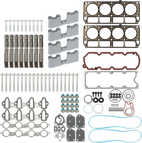 مجموعة حشية الرأس استبدال البراغي والأدلة لـ 2005-2014 يوكون سييرا 1500 تريل بليزر تاهو سوبربان سيلفرادو 1500 أفالانش ES72390 HS26191PT in Kuwait