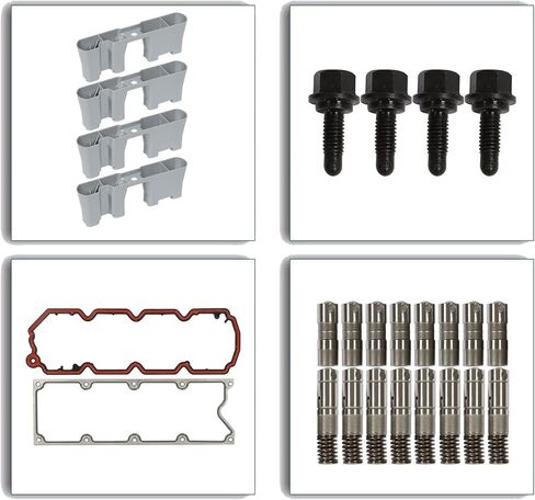 مجموعة حشية الرأس استبدال البراغي والأدلة لـ 2005-2014 يوكون سييرا 1500 تريل بليزر تاهو سوبربان سيلفرادو 1500 أفالانش ES72390 HS26191PT in Kuwait