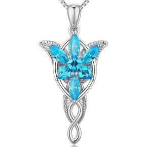 jiamiaoi 925 Sterling Silver Cross Necklace for Women, Rose Cross Necklace Infinity Faith Gifts for Women in Kuwait