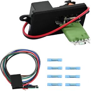 HVAC Blower Motor Resistor with Wire Harness Compatible with Gmc Sierra 1500 2500 3500 Yukon XL 1500 2500 1999-2007 Fit for Chevy Silverado 1500 2500 3500 Tahoe Suburban 1500 2500 1999-2007 in Kuwait