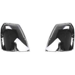 Compatible For Cadillac Escalade 2006-2013 Head Lamp Light Case Car Front Headlight Lens Cover Lampshade Glass Lampcover Headlamp Shell(Left and Right) in Saudi Arabia
