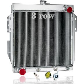 3Row مشعاع ألومنيوم يصلح ل 1955 1956 1957 فورد ثندربيرد 4.8L 5.1L V8 in Kuwait