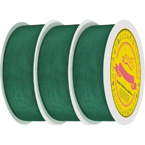 Ivory Organza Ribbon 1-1/4 inch x 50Yd Sheer Chiffon Ribbon for Gift Wrapping,Wedding Invitations,PartyDecoration,Bridal Bouquets,Crafts in Kuwait