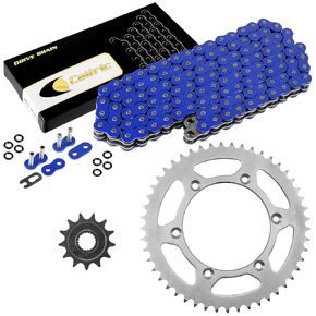 Caltric Blue O-Ring Drive Chain and Sprockets Kit Compatible with Yamaha YZ250F 2005-2009 2011 in Kuwait