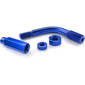 Throttle Cable Ends Adjuster 90 Degree Motorcycle Atlas Throttle Lock, Aluminum 90° Bendy Clutch Cable End Guide Adjuster Regulator Universal Accelerator Summit Cables Motorcycle Bike(Red) in Kuwait