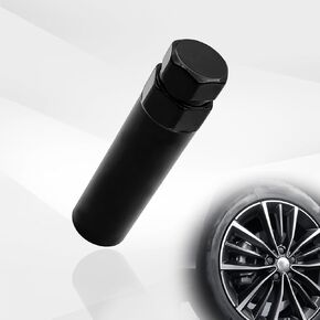 Large 6 Spline Lug Nut Socket, Car Wheel Lock Removal Tool Replacement for Aftermarket 6 Spline Lug Nut, Fit for 21mm (13/16") and 22mm (7/8") Hex Socket Wrench (Black) in Kuwait