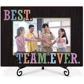 Best Team Ever Picture Frame, Team Gifts for Employees Coworker Boss Staff, 4x6 Photos Frame with Stand for Home Office Tabletop Display Decorations-08 in Kuwait