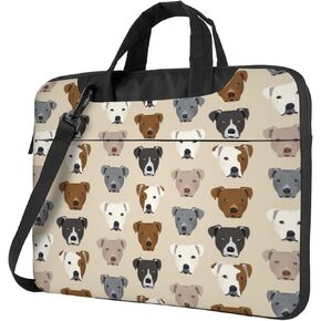 Pitbull Dog Laptop Bag Shoulder Messenger Bag Computer Tote Briefcase for Work School in Kuwait