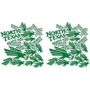 University of North Texas Sticker UNT Mean Green Stickers Vinyl Decals Laptop Water Bottle Car Scrapbook T1 (Type 1-1) in Kuwait