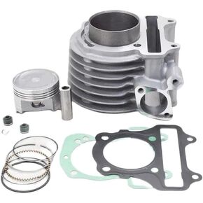 مجموعة حشية حلقة المكبس للدراجة النارية 52.4 مم متوافقة مع موديلات ELITE 125 EX 125 K69 2020 - تحل محل 12100-K69-600 13101-K69-600 in Kuwait