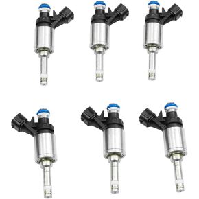 6pcs 16600-6KA0A Fuel Injectors Fit for 2016 2017 2018 2019 2020 Nissan Pathfinder Infiniti JX35 QX60 3.5L Replacement for 166006KA0A FJ1548 in Kuwait
