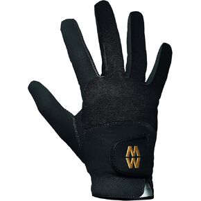 Macwet Men's & Women's 1 Pair Short Mesh Sports Gloves 7 Black in Saudi Arabia