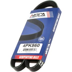MOCA 4PK860 EPDM Serpentine Belt fits 1990-2005 for Mazda Miata Base Convertible 2-Door 1.6L 1597CC l4 Gas DOHC, 1998-2001 for Nissan Altima GXE Sedan 4-Door 2.4L 2389CC l4 Gas DOHC in Kuwait