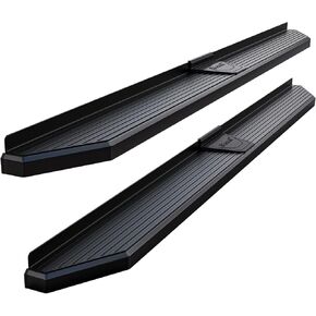 Tuxtreme 6-inch (Black Stainless Steel Powder Coated Flat Style) Running Boards Nerf Bars Side Steps Compatible with Ford F150 2004-2014 Super Cab (Exclude Heritage Edition) in Kuwait