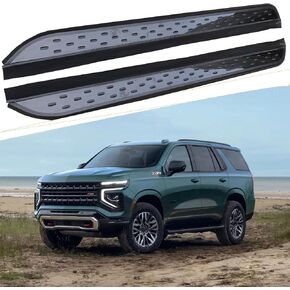 US Stock All Black Running Board Fits for Chevrolet Tahoe 2020-2026 Side bar Side Step Car Protect Stairs Pedals with Mounted Brackets Screws 2PCS/Set Not for 4XE Version in Kuwait