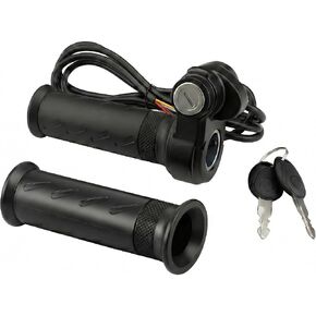 Ebike Full Twist Throttle with 2 Keys, Plug & Play 3 Pin Compatible with Ridstar Q20/Q20 Pro/H20/H26 Pro Electric Bike, Smooth Acceleration, Easy Installation in Saudi Arabia