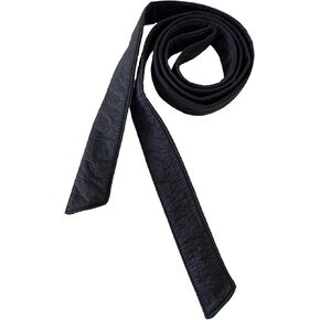 معطف حزام منتفخ وشاح الخصر استبدال حزام القطن لخندق الصوف سترة رداء أسود حزام الدس ملحق المرأة الشتاء سترة على الجليد ملابس خارجية in Kuwait