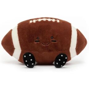 8" American Football Stuffed Toy, Cute Rugby Plush Soft American Football Plushies Pillow Gifts for Kids Girlfriend Birthday Christmas Mother's Day in Kuwait